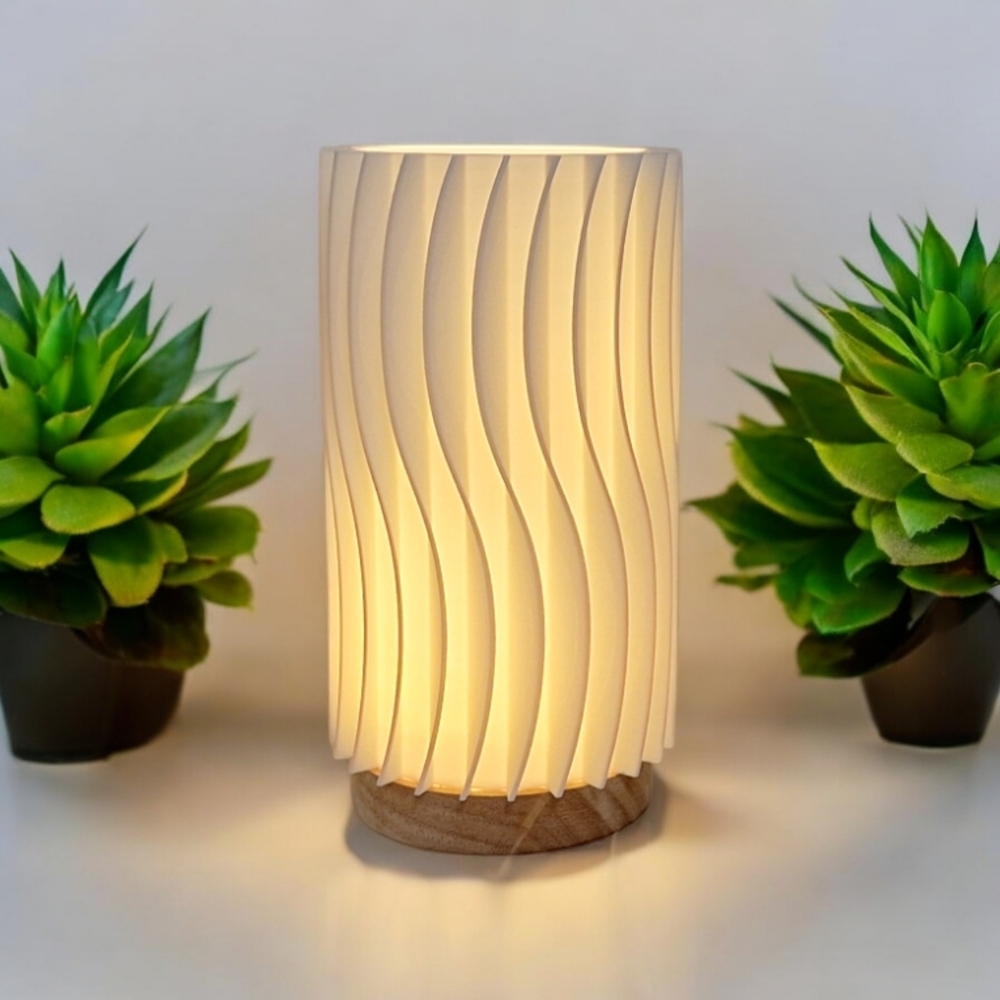 THE WAVE! Homemade! New design! USB LED lamp!
